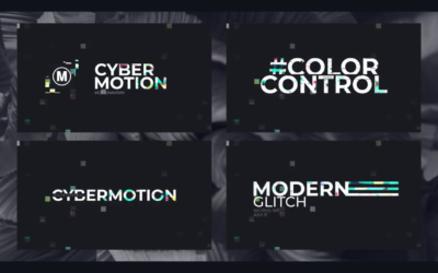 Glitch Titles After Effects Template free