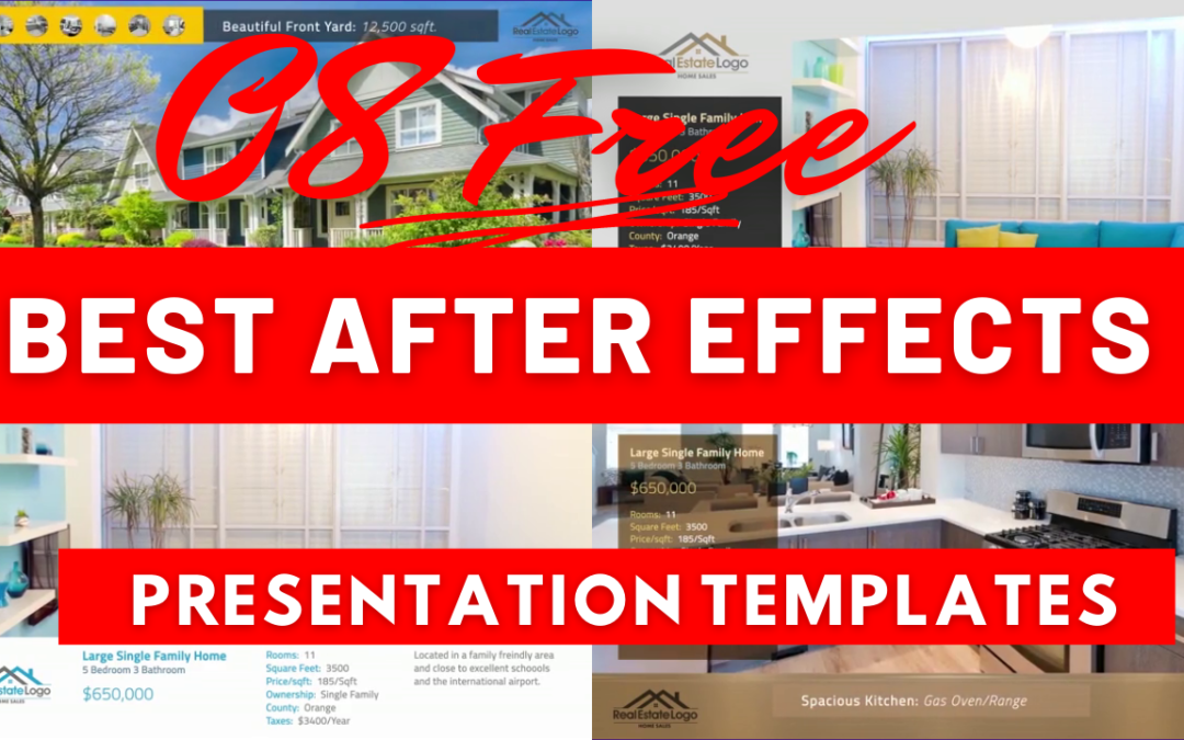 after effects presentation template free download